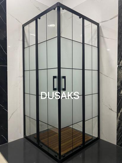 DUSAKS Siyah Duşakabin 5mm Temperli Cam